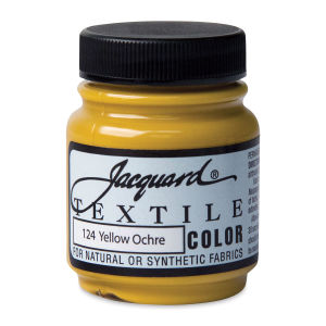 Jacquard Textile Color - Yellow Ochre, 2.25 oz jar