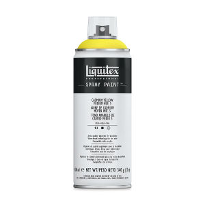 Liquitex Professional Spray Paint - Cadmium Yellow Medium Hue 5, 400 ml can