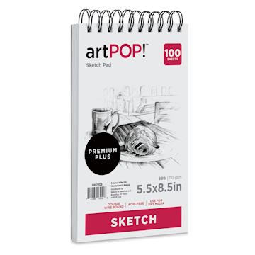 Open in modal - artPOP! Sketch Pad - 5-1/2" x 8-1/2", 100 sheets