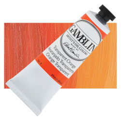 Gamblin Artist's Oil Color - Transparent Orange, 37 ml tube