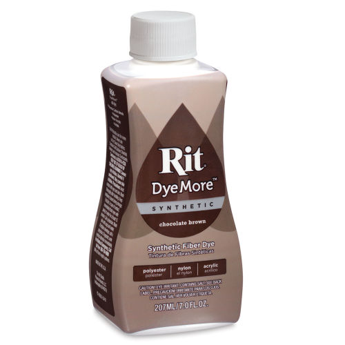 Rit DyeMore Synthetic Fiber Dye - Chocolate Brown, 7 oz