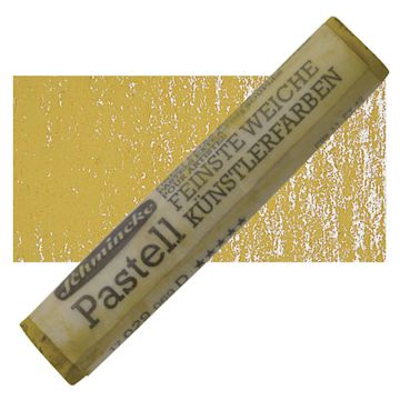 Open in modal - Schmincke Soft Pastel - Olive Ochre Deep D pastel and swatch