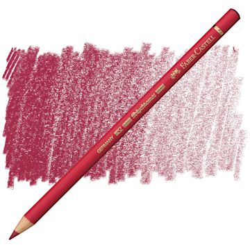 Open in modal - Faber-Castell Polychromos Pencil - Permanent Carmine pencil and swatch