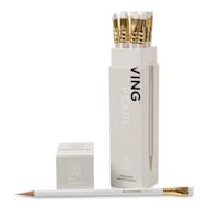 Blackwing Pencils - Pearl White, Pkg of 12, Balanced