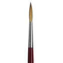 Da Vinci Kolinsky Red Sable Brush - Medium Pointed Liner, Long Handle, Size