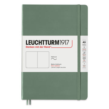 Leuchtturm1917 Blank Softcover Notebook - Olive, 5-3/4" x 8-1/4"