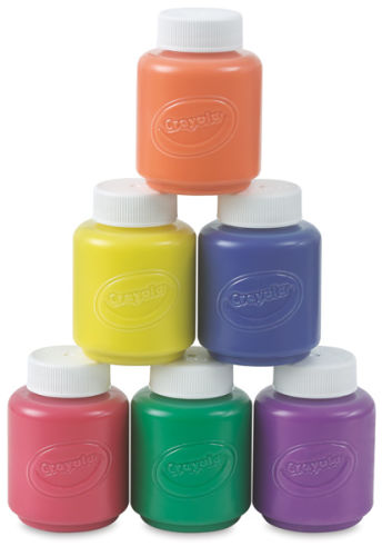 Colorations® Simply Washable Tempera 8 oz. - Set of 6