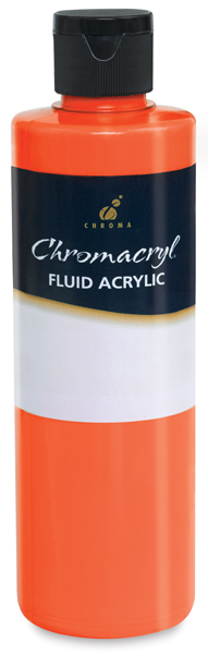 Chromacryl Fluid Acrylic - Set of 12, 250 ml bottles