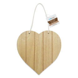 Craft Medley Wood Slat Wall Plaque - 15" Heart