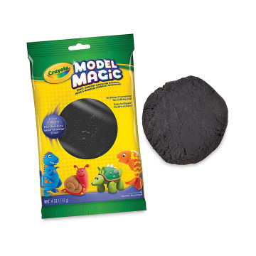 Crayola Model Magic - 4 oz, Black (packaging with black model magic)