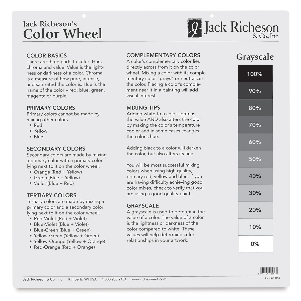 Color Wheel Handrolled Sets – Jack Richeson & Co.