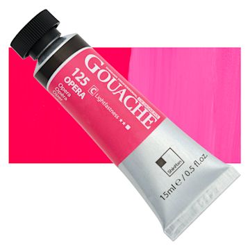 Open in modal - ShinHan Professional Designers Gouache - Opera, 15 ml tube and swatch