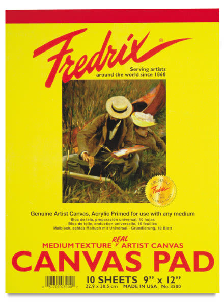 Fredrix Canvas Pads BLICK Art Materials