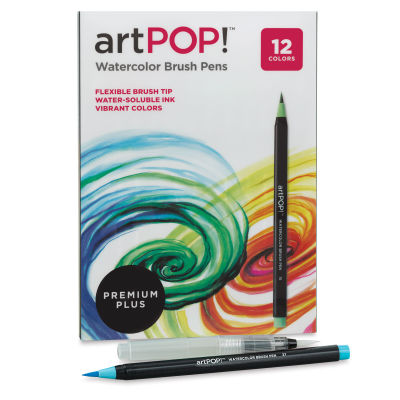 artPOP! Watercolor Brush Pens - Set of 12 (Brush marker outside of packaging)