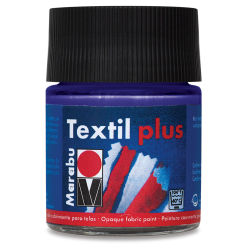 Marabu Textil Plus Fabric Paint - Dark Violet, 50 ml Jar