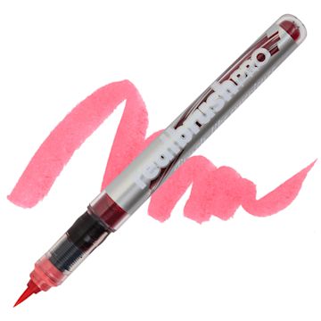 Open in modal - Karin Realbrush Pro Marker - Rose Pink, swatch and marker