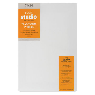 Blick Studio Stretched Cotton Canvas - Traditional Profile, 11" x 14" (front)