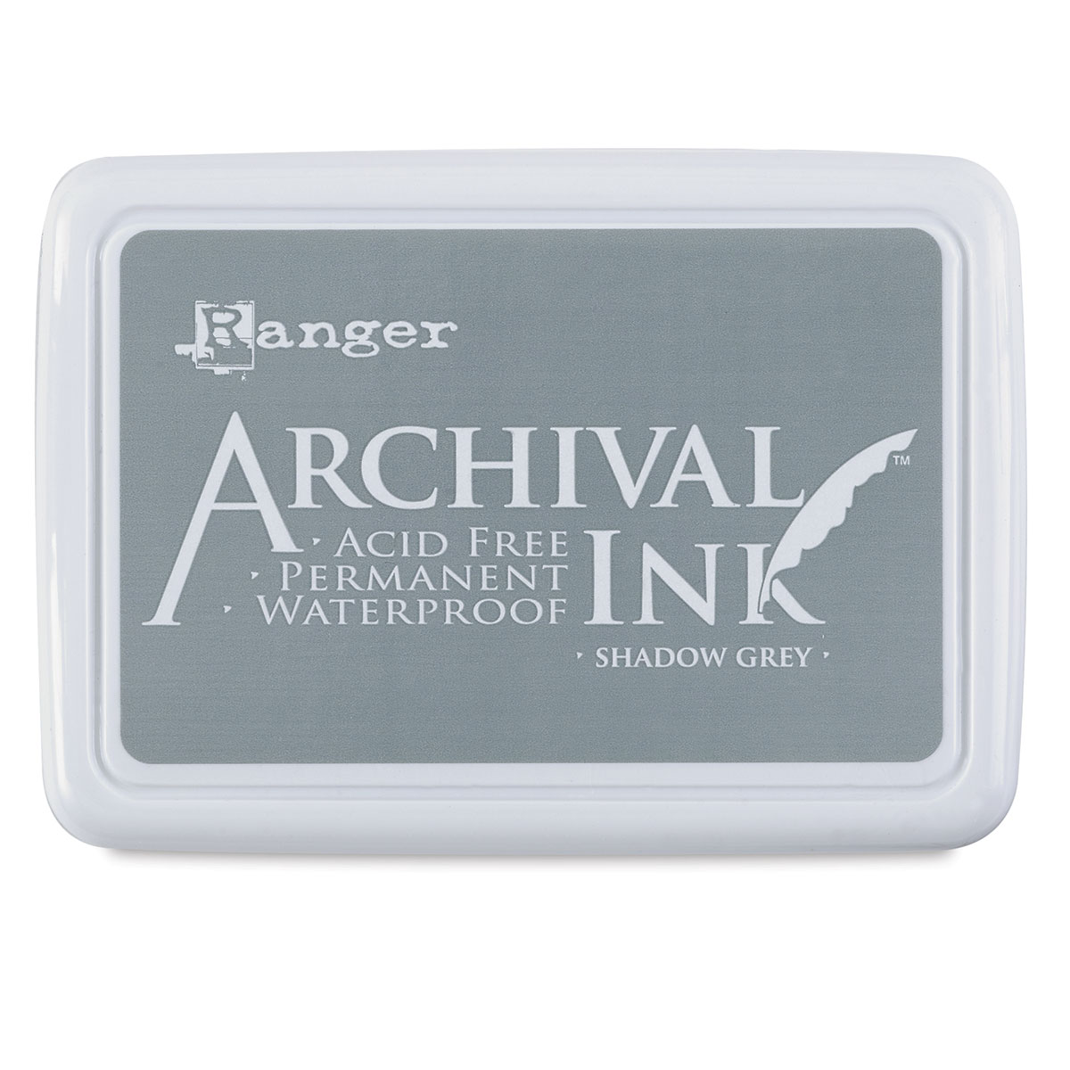 Ranger Archival Ink Pad, Jet Black Permanent, Waterproof, Acid