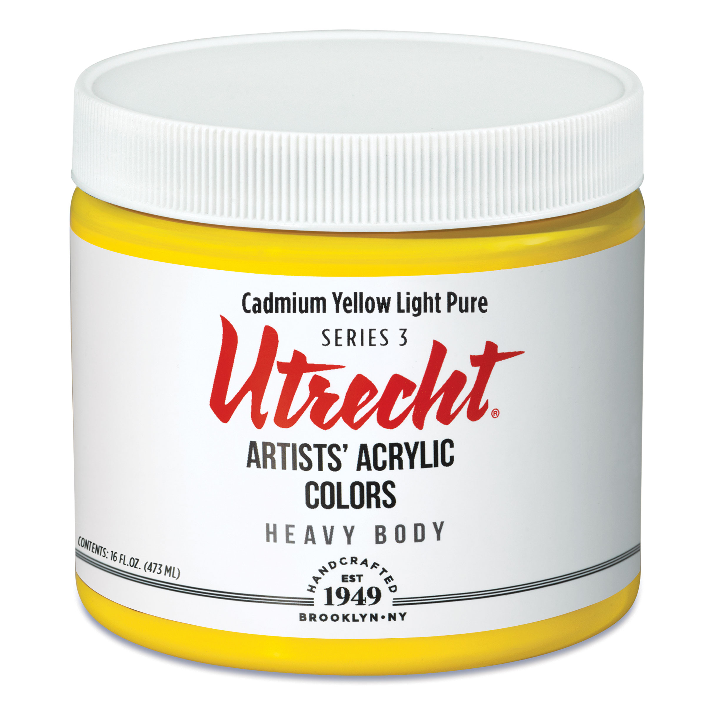 Utrecht Artists' Acrylic Paint - Cadmium Yellow Light, Pint Utrecht Artists' Acrylic Paint - Cadmium Yellow Light, Pint