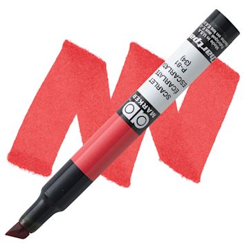 Open in modal - Chartpak Ad Marker - Scarlet marker and swatch