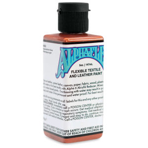 Alpha6 AlphaFlex Textile and Leather Paint - Metallic Crimson, 147 ml, Bottle