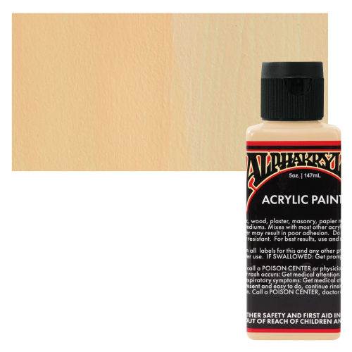 Alpha6 Alphakrylic Acrylic Paint - Orange Sherbet, 5 oz