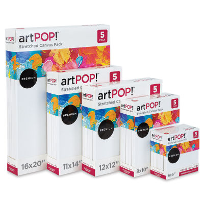 artPOP! Stretched Canvas Packs (all sizes shown)