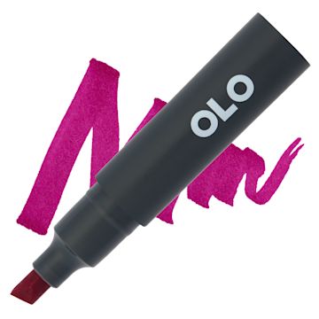Open in modal - Olo Chisel-Tip Half Marker - RV1.7 Lily Magnolia - Marker and Swatch