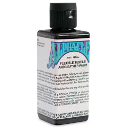 Alpha6 AlphaFlex Textile and Leather Paint - Jet Black, 147 ml, Bottle
