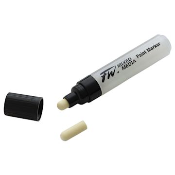 Open in modal - Daler-Rowney FW Empty Mixed Media Marker - Round Nib, Large Barrel, 3-6 mm, #302, Single Marker