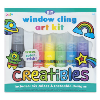 Ooly Creatibles DIY Window Cling Art Kit - Front of package shown