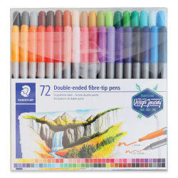 Staedtler Double-Ended Fiber-Tip Pens - Set of 72