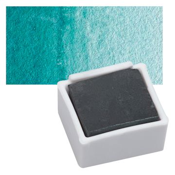 Open in modal - Derwent Graphitint Paint Pan - Slate Green pan and swatch