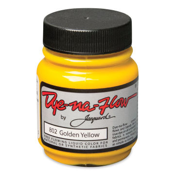 Jacquard Dye-Na-Flow Fabric Color - Golden Yellow, 2.25 oz jar