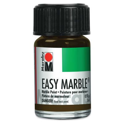 Marabu Easy Marble Paint - Olive Brown, 15 ml