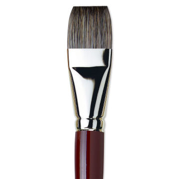 Da Vinci Black Sable Brush - Bright, Long Handle, Size 30