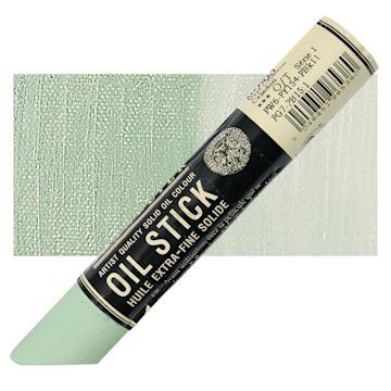 Open in modal - Sennelier Artists' Oil Stick - Celadon stick and swatch