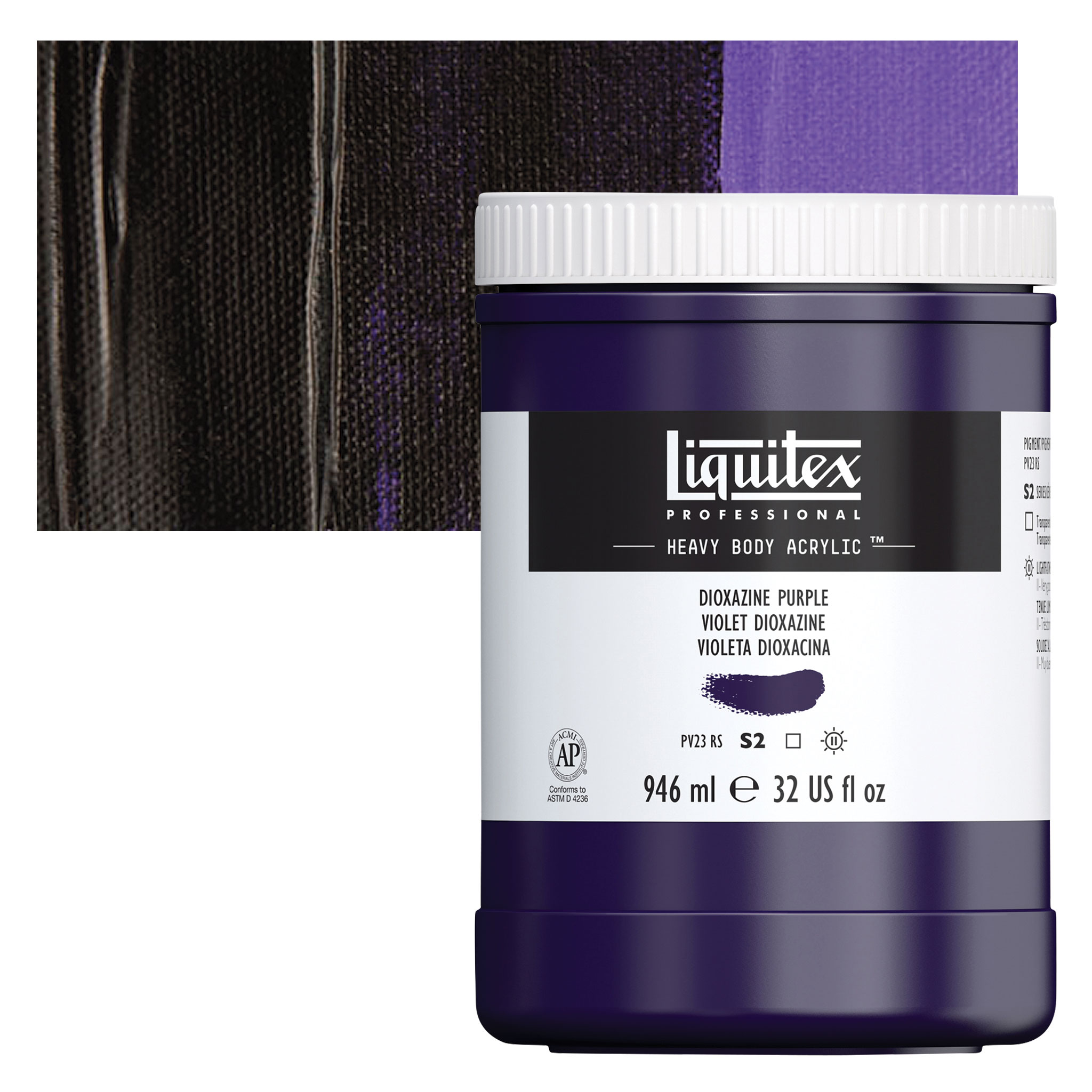 Liquitex Heavy Body Acrylic 32oz Dioxazine Purple