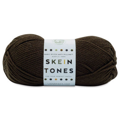 Lion Brand Basic Stitch Anti-Pilling Skein Tones Yarn - Ebony, 185 yards