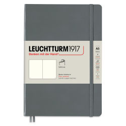 Leuchtturm1917 Blank Softcover Notebook - Anthracite, 5-3/4" x 8-1/4"