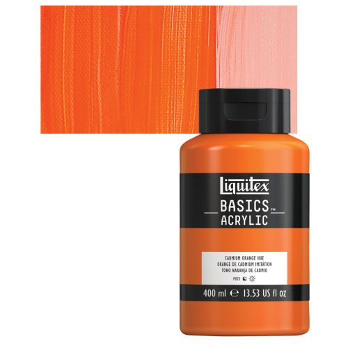 Liquitex Basics - Vivid Red Orange, 4 oz tube