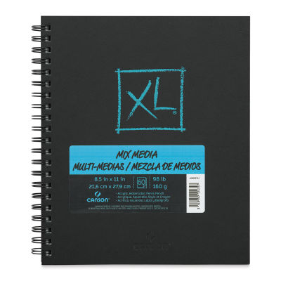Canson XL Mix Media Book - 11" x 8-1/2", 60 Sheets