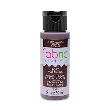 Open in modal - Plaid Fabric Creations Soft Fabric Ink - Ganache, 2 oz