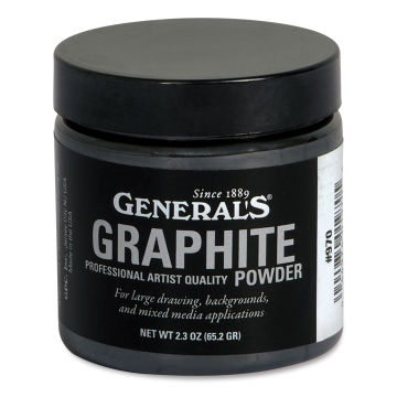 General's Graphite Powder - Front view of 2.3 oz jar 