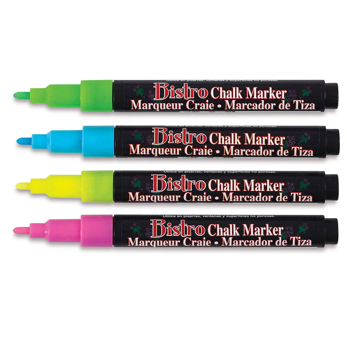 PENGUIN ART SUPPLIES Vibrant Liquid Chalk Markers - 12 Colors Fine Tip Pens,  36 Piece Set - City Market
