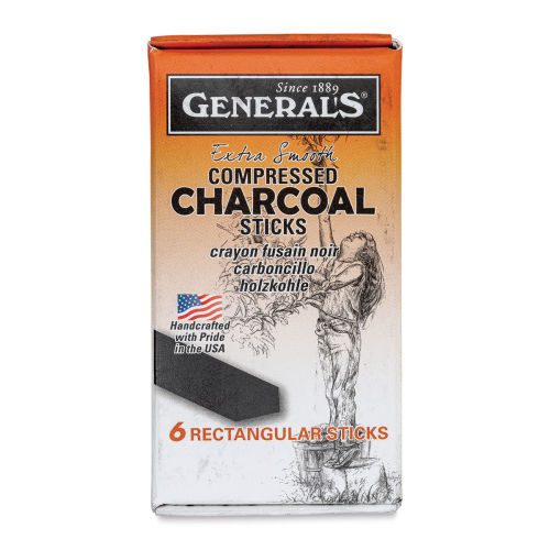 BUY General Compressed Charcoal Stick 2B 12/Box