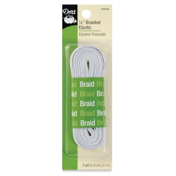 Dritz 1/4 Braided Elastic, 8 yd.