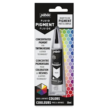 Open in modal - Pebeo Fluid Pigments - Black, 20 ml, Tube