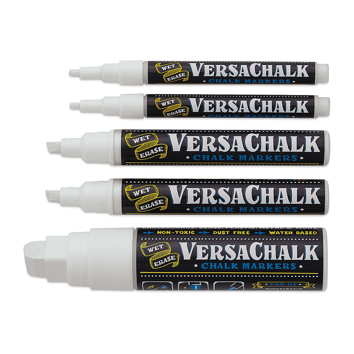 Mr. Pen- White Chalk Markers, 4 Pack, Chalk Markers, White Dry