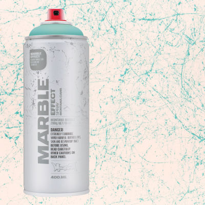 Montana Marble Effect Spray - Pastel Green, 11 oz can with swatch